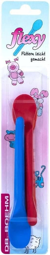 DR. BOEHM Flexy Silikonlöffel 13 cm 2 Stück