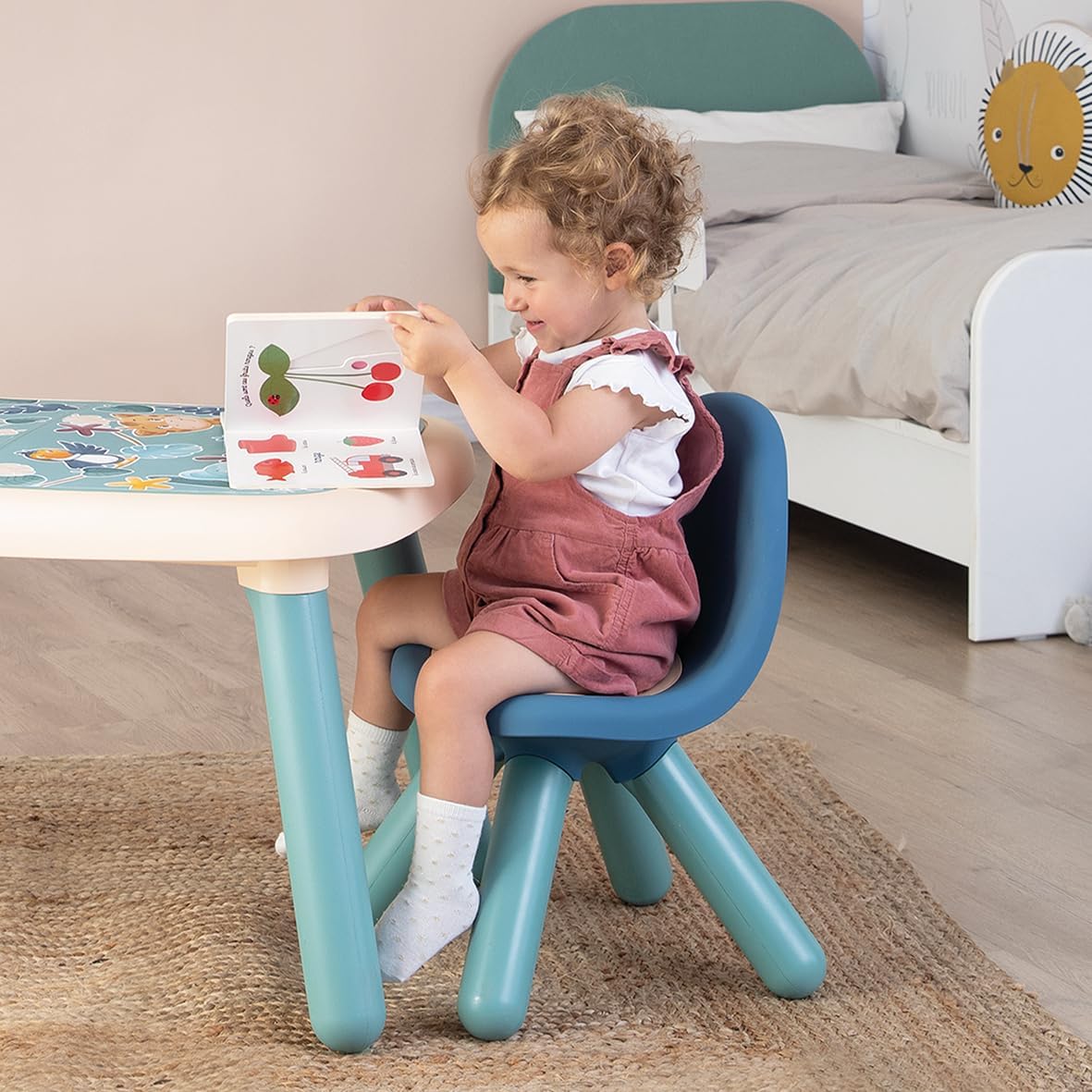 LITTLE SMOBY detská stolička na používanie doma aj vonku 18m+