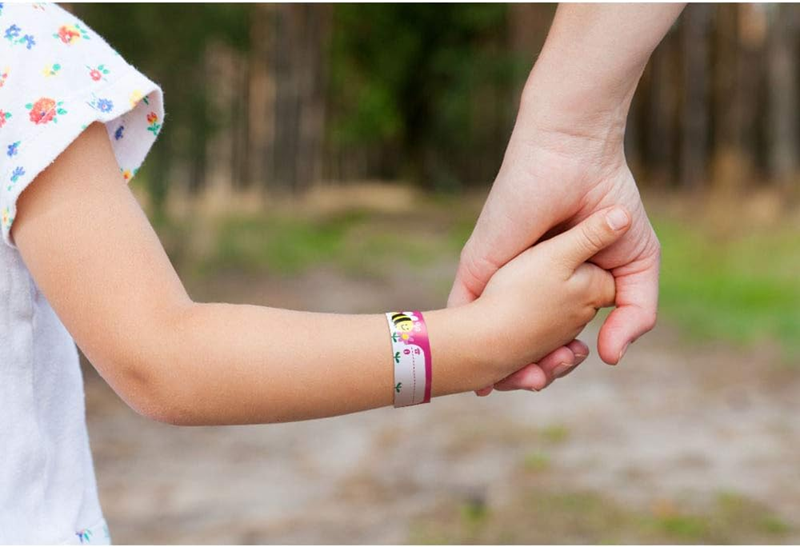 VICLOON waterdichte SOS-armbandjes voor kinderen 10 stuks