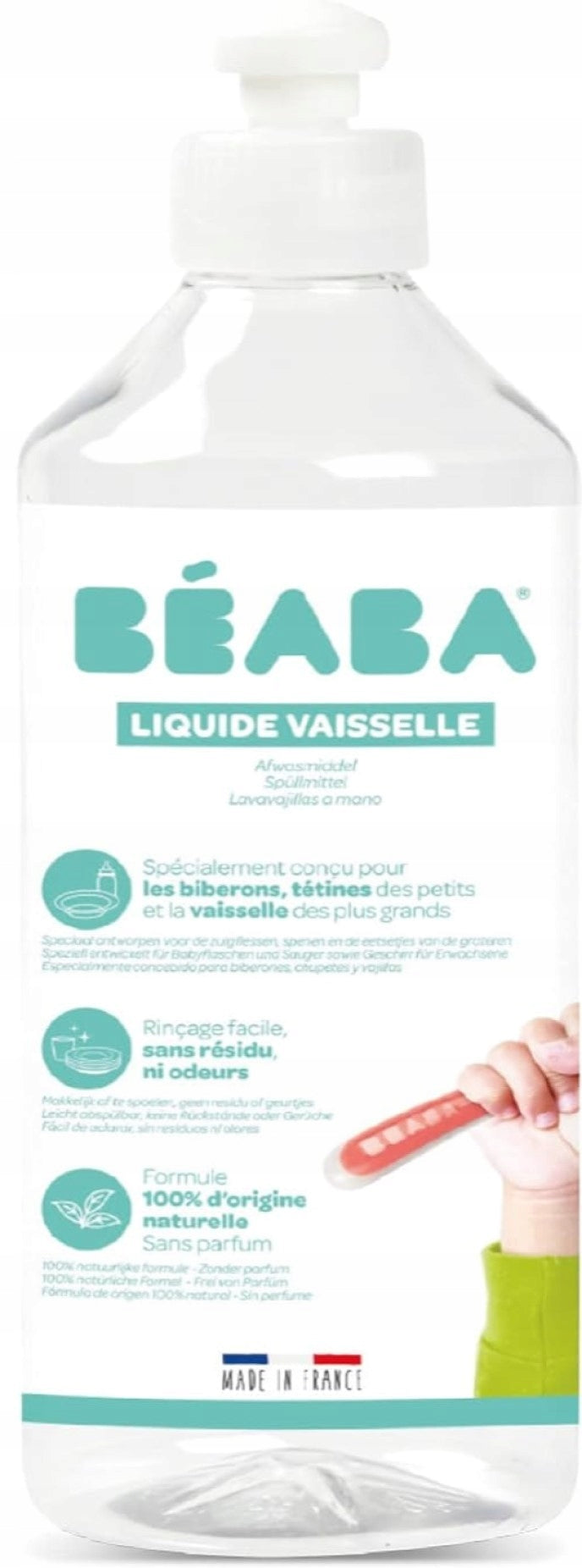 BEABA detergente per biberon e tettarelle 500ml