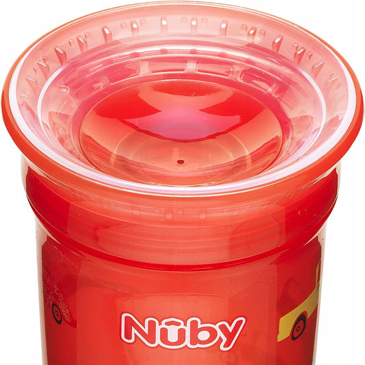 NUBY Sipeez CANĂ ANTISCURGERI 300 ml gură 360 de grade MAȘINI 1 bucată