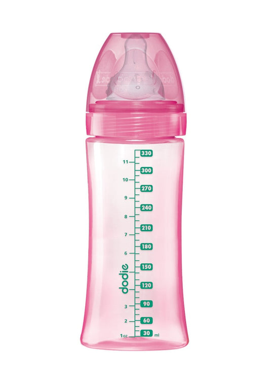 DODIE fles 330 ml speen 3 snelle stroom 6 m+