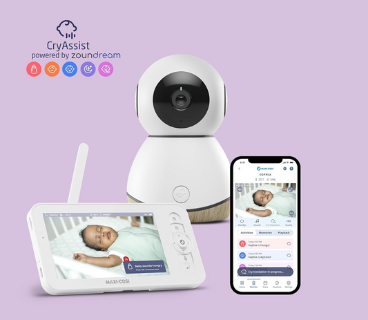 MAXI-COSI See Pro távirányítós elektronikus bébiőr 5" Ultra HD + alkalmazás