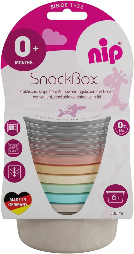 NIP Snackbox recipient cu capac 6 x 300ml