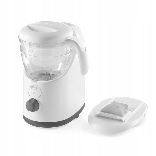 CHICCO Easy Meal 4w1 robot kuchenny 1550 ml biały, do gotowania, miksowania, rozmrażania i szatkowania