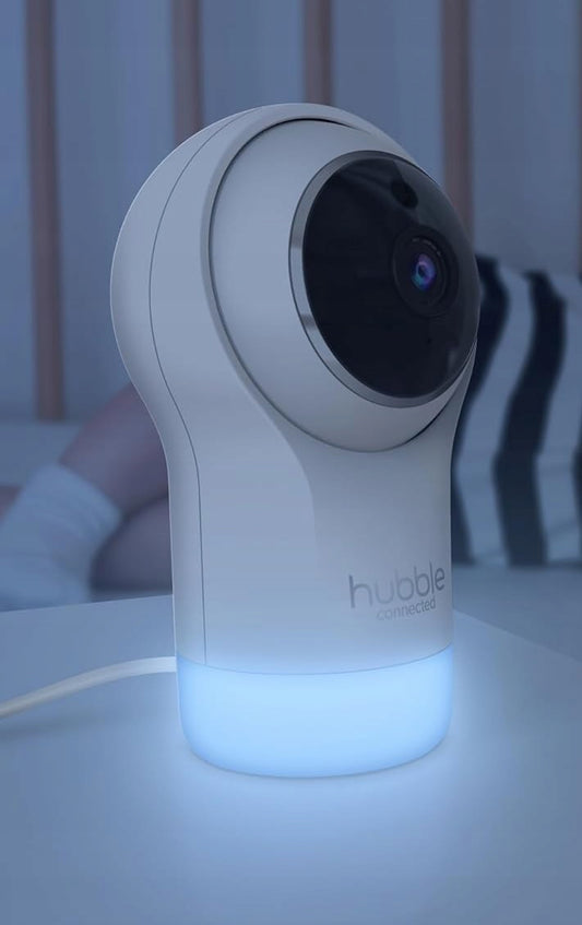 HUBBLE Vigilabebés Nursery Pal Glow cámara Smart HD