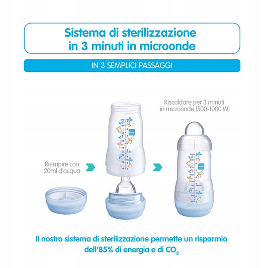 MAM Easy Start antikoliková láhev 260ml 2m+