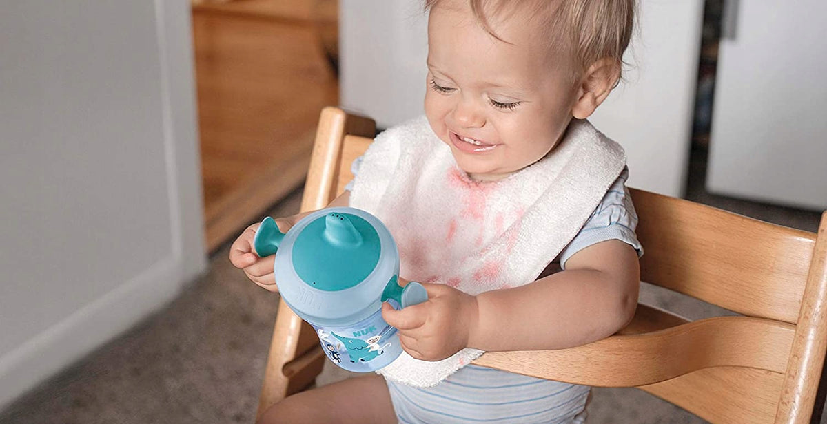 NUK Trainer Vaso Antiderrame León y Cebra 6 m+ 230 ml