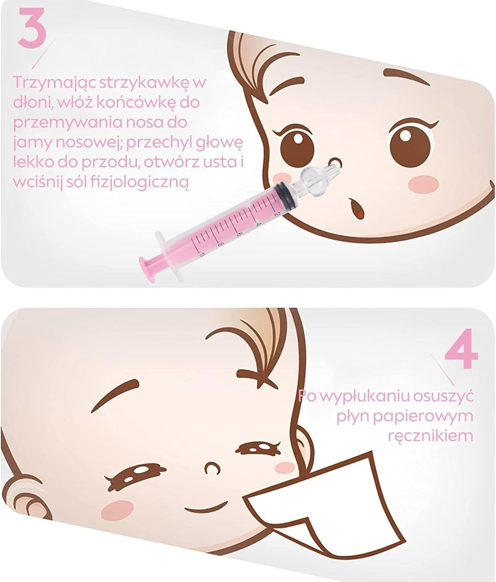BABY AGE neusirrigator spuiten 2 stuks 10 ml
