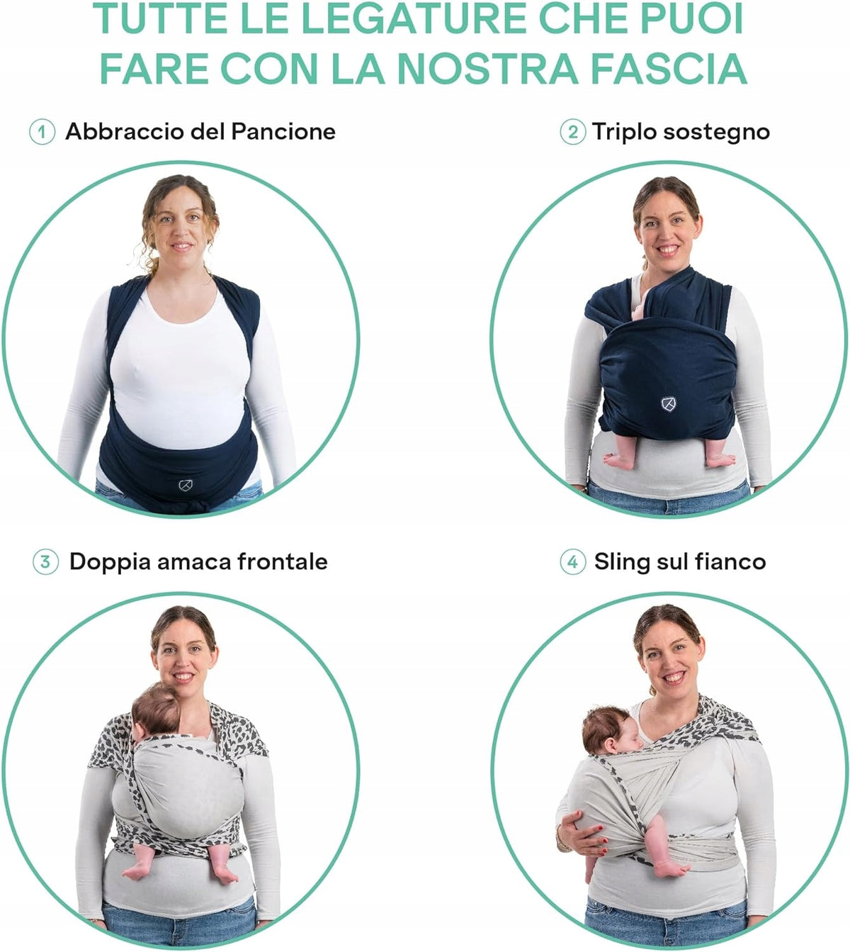 KOALA BABYCARE chusta elastyczna do noszenia dziecka