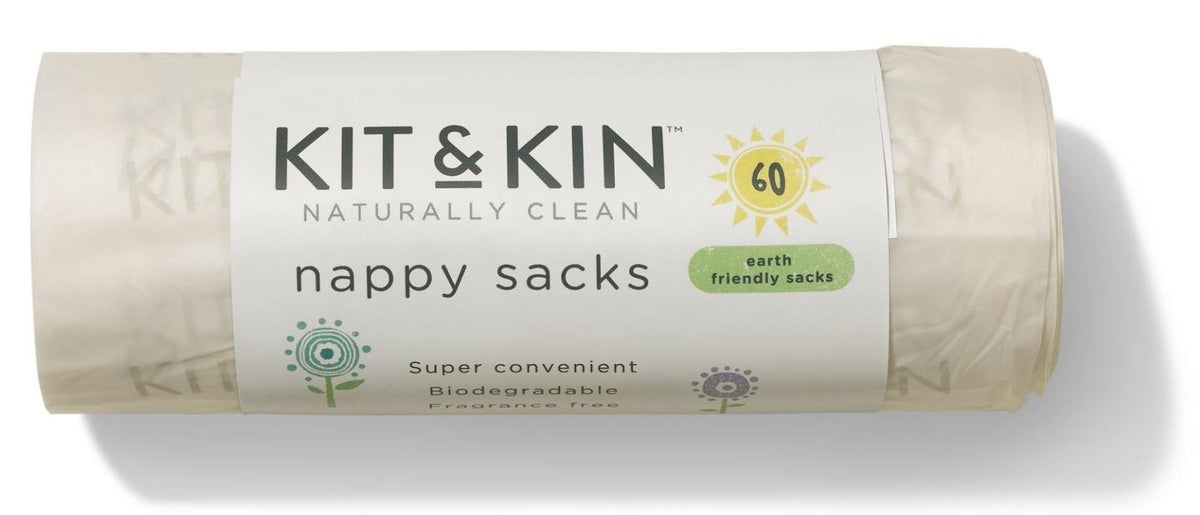 KIT & KIN geurloze zakken voor gebruikte luiers 60 stuks