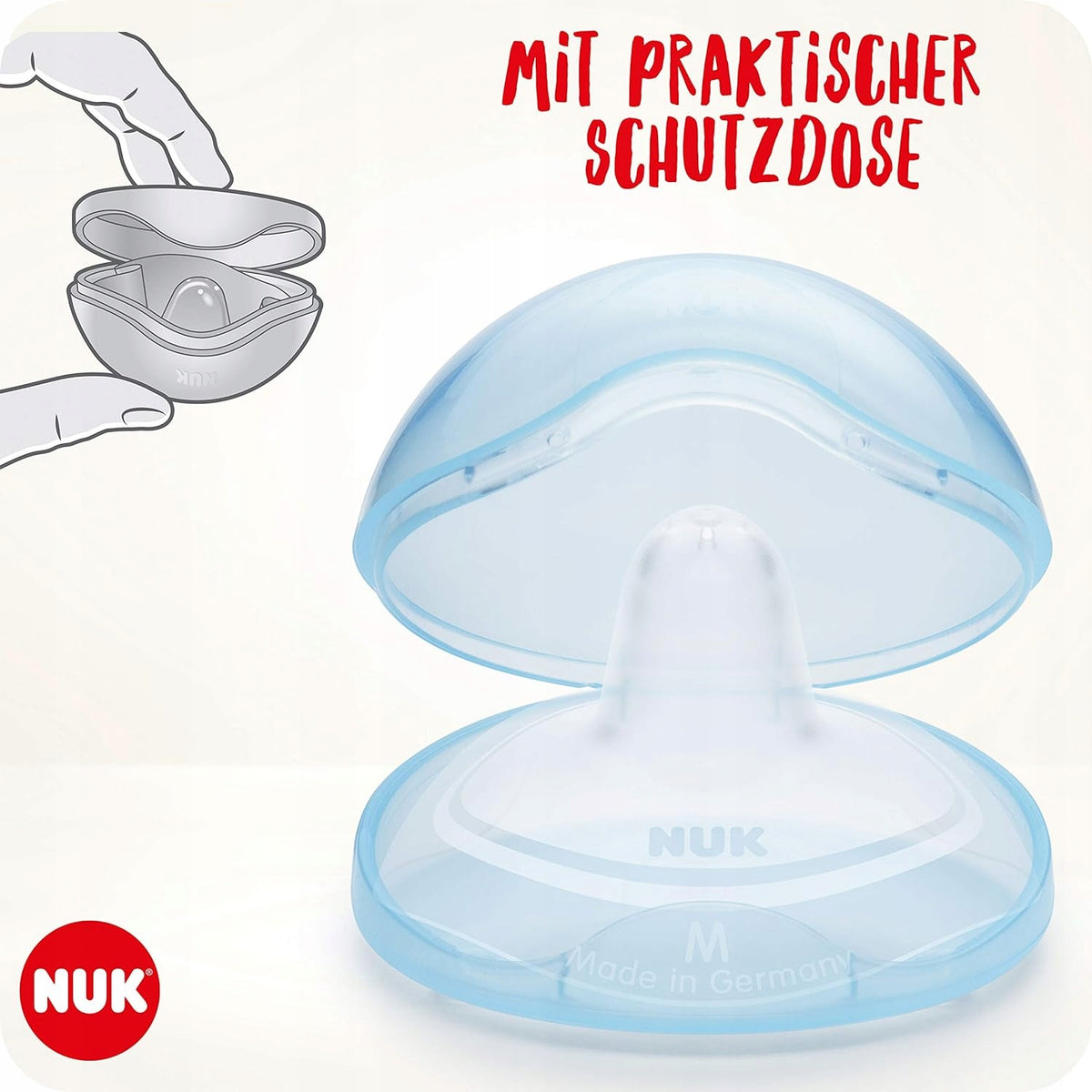 NUK borstvoedings tepelbeschermers 20mm maat M x2