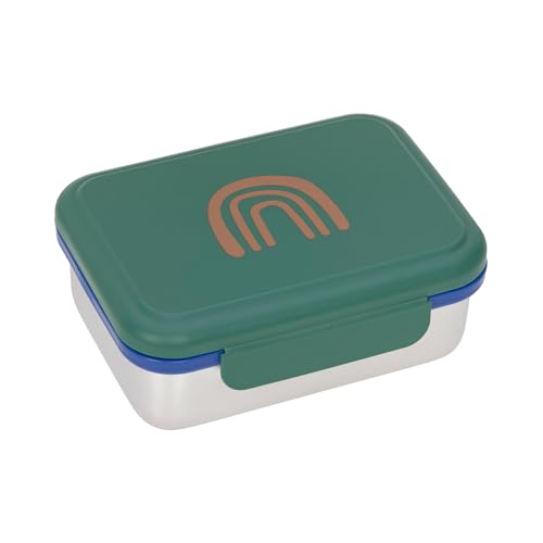 LÄSSIG Little Gang Rainbow Green stainless steel lunchbox