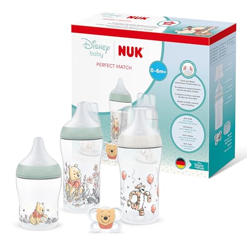 NUK Perfect Match conjunto de biberones anticólicos 0+ 4 piezas DISNEY
