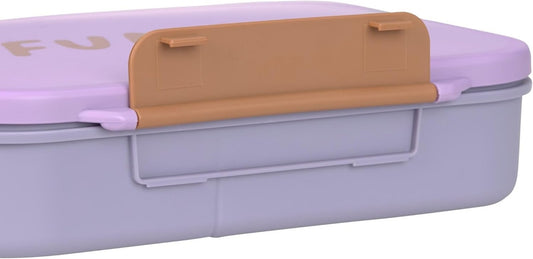 LASSIG Bento lunchtrommel met uitneembare vakken 17x21 cm KLEIN HART