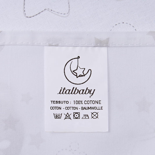 ITALBABY 3-delige kinderwagen beddengoed set 80x110 / 25x35 / 35x75