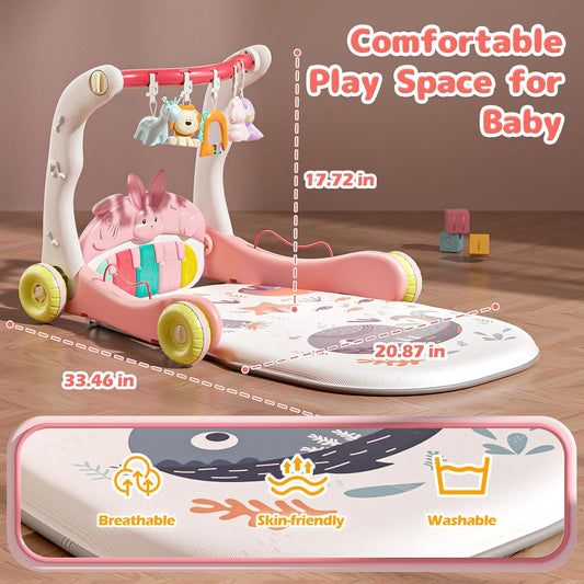 CUTE STONE tappetino educativo con pianoforte 0-36 mesi