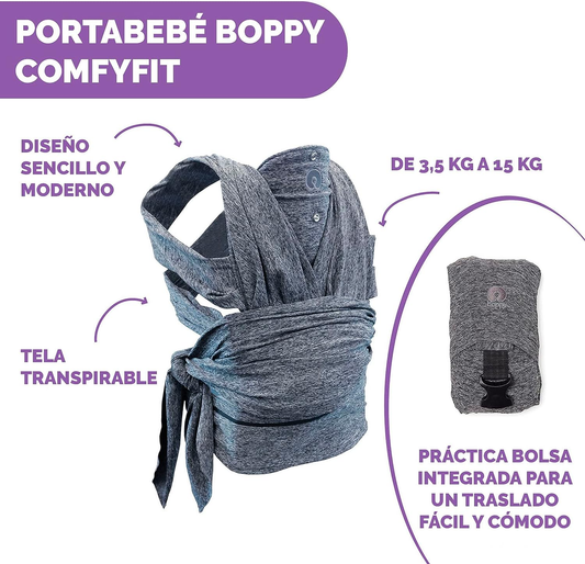 CHICCO Boppy ComfyFit Evolution ergonomische Babytrage 0+