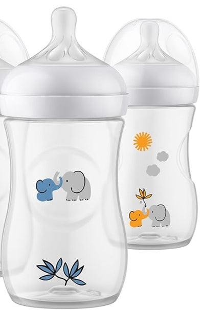 PHILIPS AVENT Natural RESPONSE Láhev 260 ml 1 měsíc+ x3 DEKOR