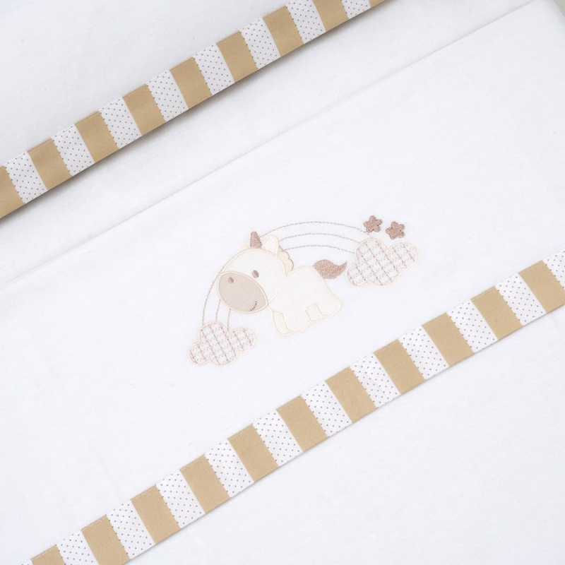 INTERBABY 3-delige beddengoedset 60x120 / 40x60 / 110x155