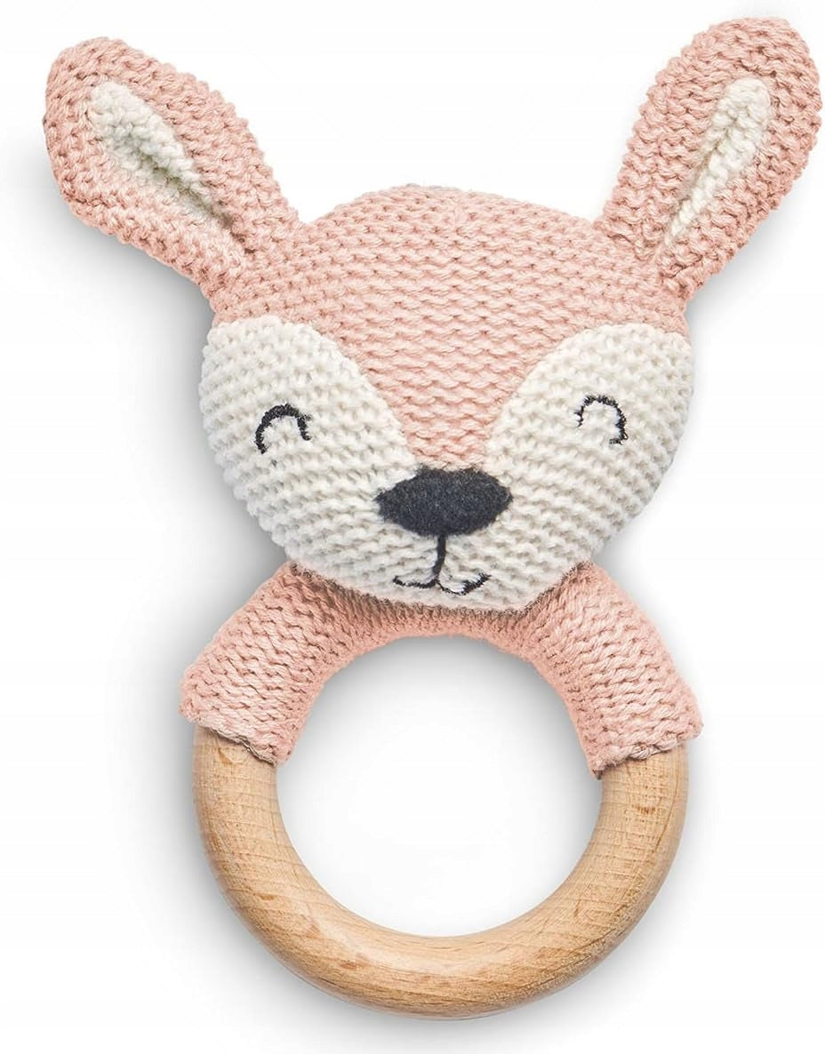 JOLLEIN, pinza in legno di cotone con sonaglio DEER 13 cm