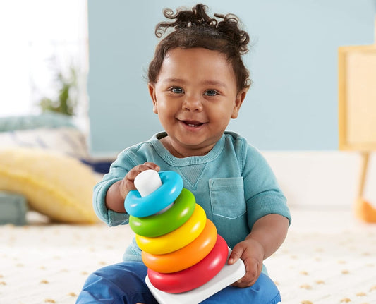 FISHER-PRICE Rock-a-Stack πυραμίδα 5 κρίκων 21 εκ.