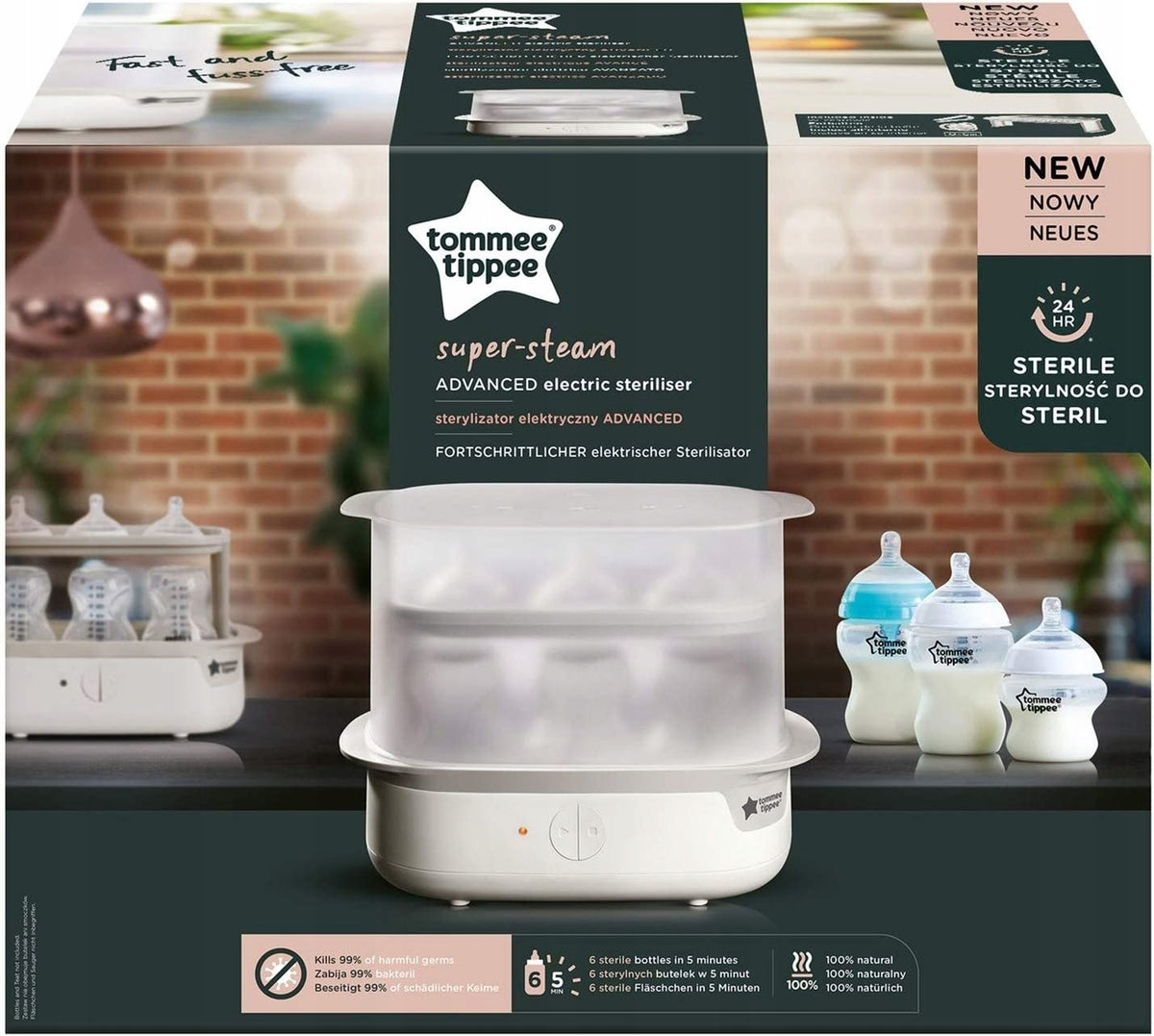 Sterilizzatore a vapore elettrico TOMMEE TIPPEE