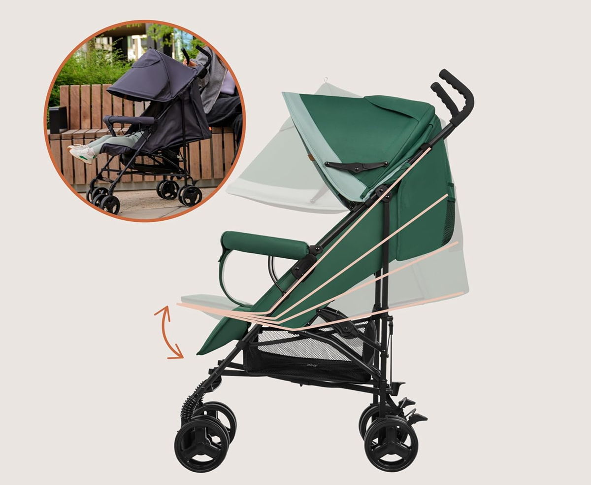 LIONELO Elia stroller with reclining function