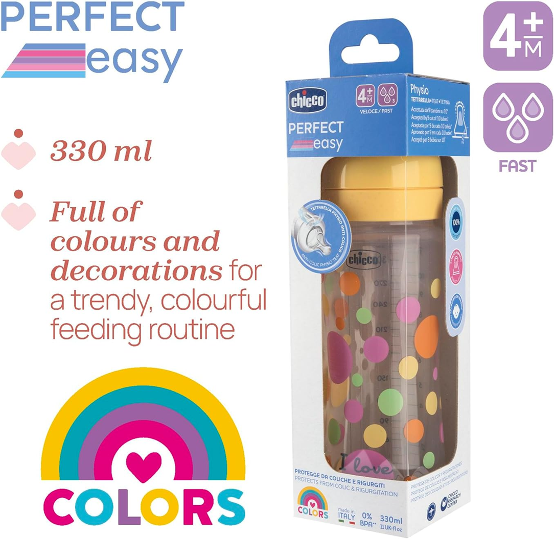 CHICCO fles Perfect Easy 4m+ 300ml