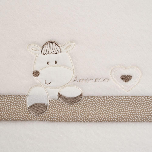 INTERBABY 3-delige fleece beddengoedset.