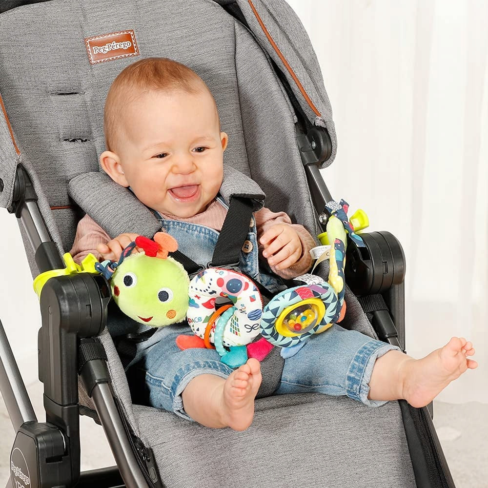 FEHN chaîne d'activités à suspendre pour poussette, lit ou siège-auto 53 cm CHENILLE
