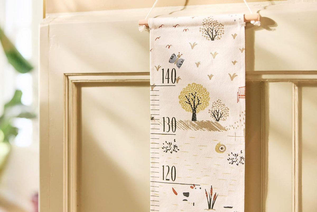 JOLLEIN Tiny Park látkový růstový metr 50–140 cm