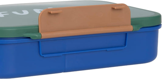 Fiambrera LÄSSIG Bento con compartimentos 17 × 21 cm Arcoíris