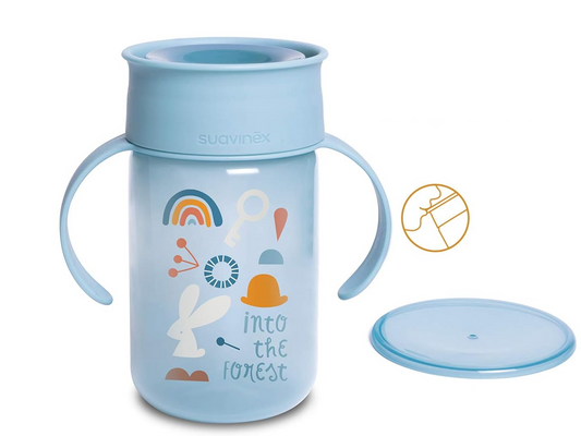 SUAVINEX Gobelet d’Apprentissage Tasse Anti-Fuite 360° 340 ml