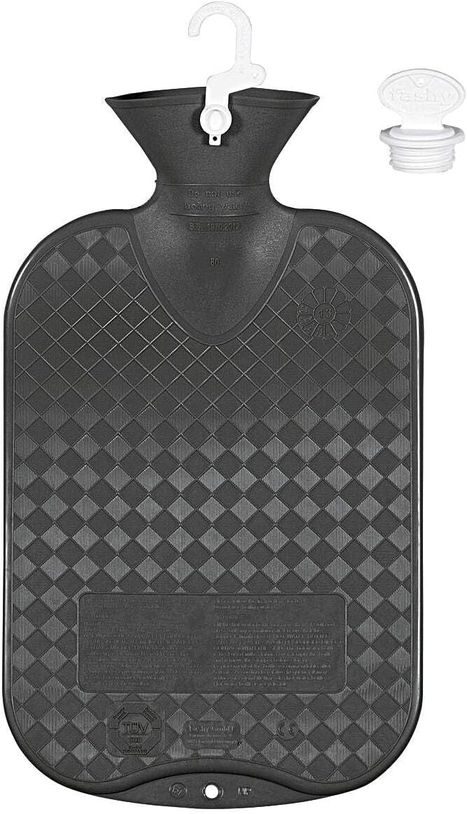 FASHY rubberen warmwaterkruik 2 liter 20 x 32 cm