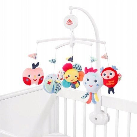 FEHN Color Friends KARUZELA do łóżeczka wielokolorowa karuzela z pozytywką dla niemowląt 0-5 m
