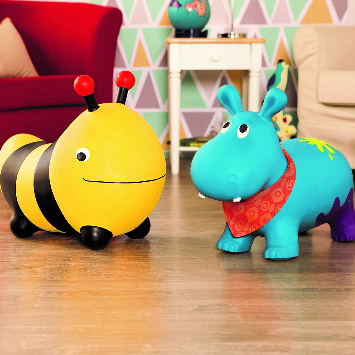 B.TOYS albină SĂRITOR DIN CAUCIUC 64 cm + pompă