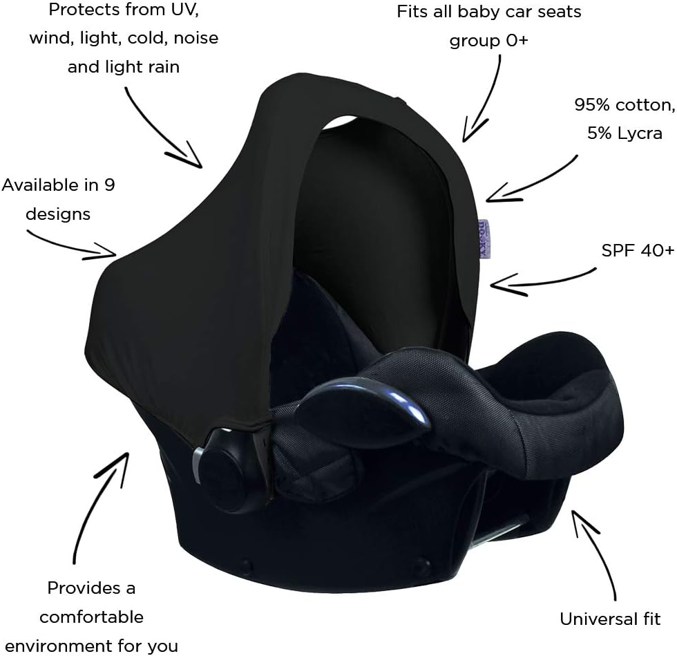 DOOKY HOODY protector solar para silla de coche grupo 0