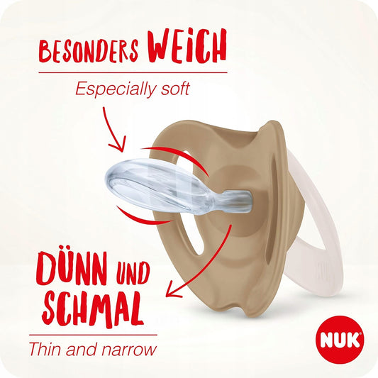 NUK Genius cumlík na upokojenie x2 18-36 mes.