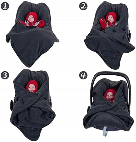 HOPPEDIZ couverture pour siège-auto POLAIRE