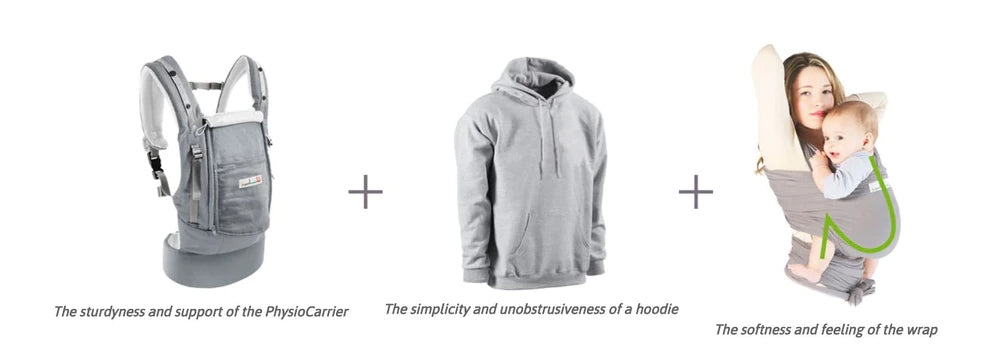 LOVE RADIUS marsupio ergonomico con cappuccio HOODIE CARRIER