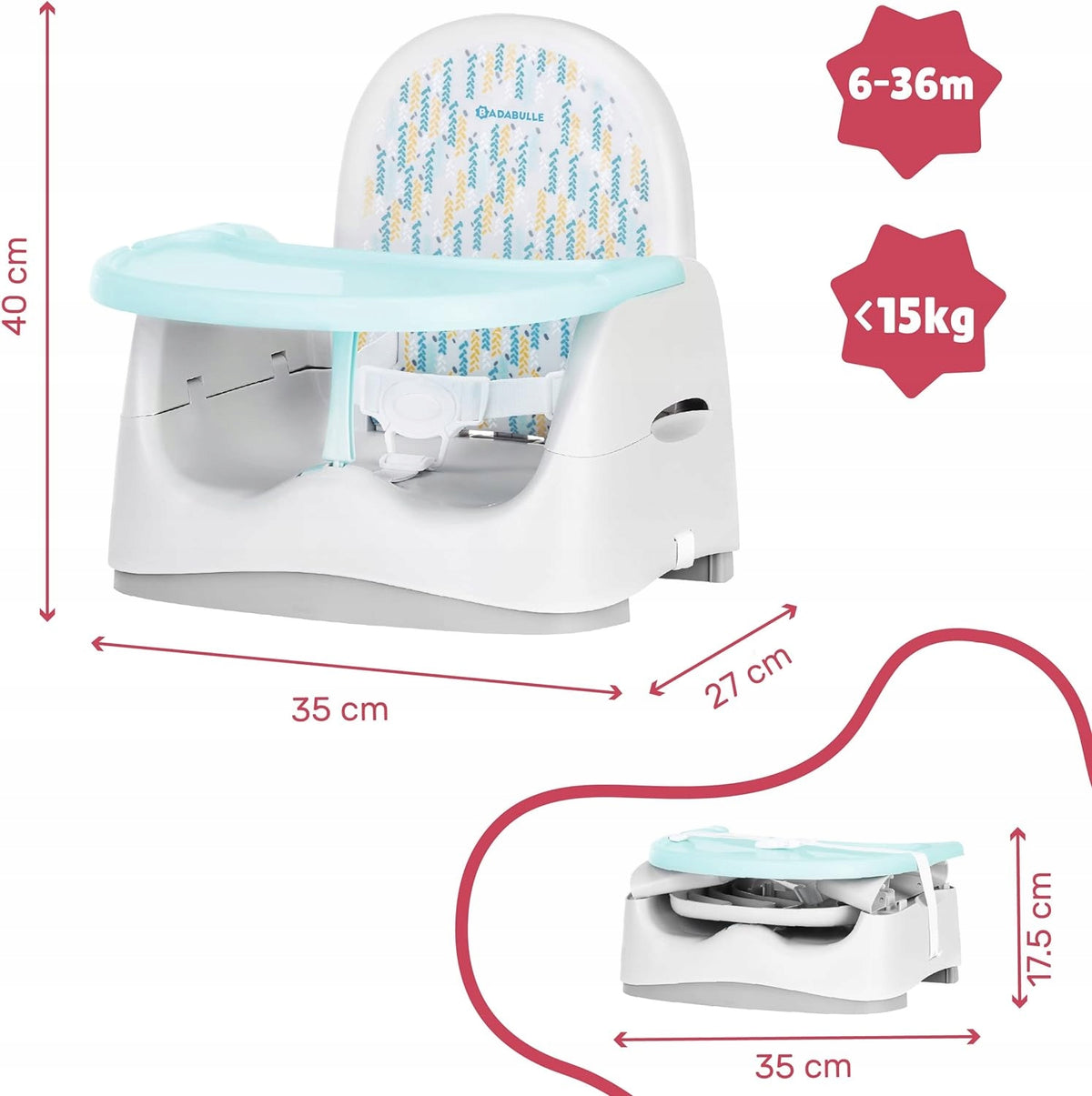 BADABULLE feeding chair