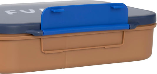 LÄSSIG Bento lunch box with compartments 17 × 21 cm LITTLE GANG SMILE