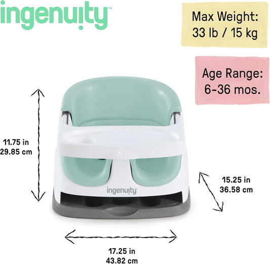 INGENUITY draagbare 2-in-1 kinderstoel voor onderweg