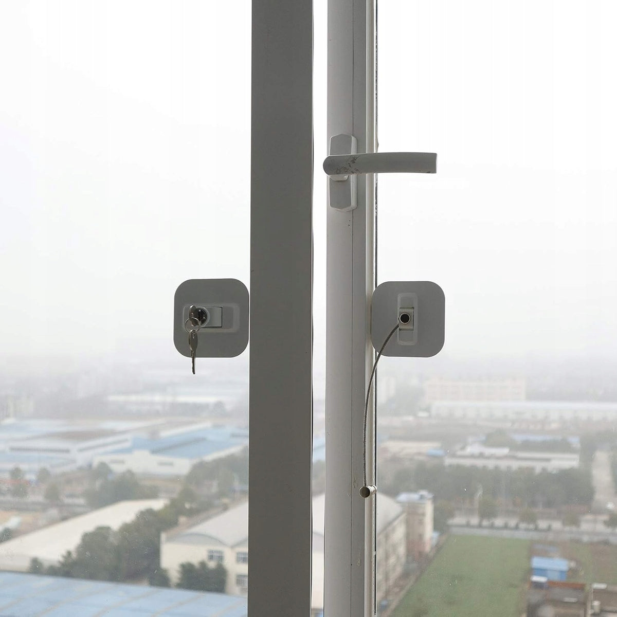 SERRATURA DI SICUREZZA PER BAMBINI per armadietti e cassetti 19 cm + 2 chiavi