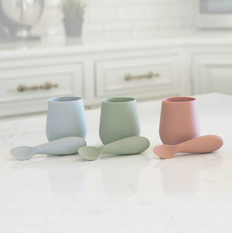 EZPZ Tiny Spoon set lingurițe din silicon x2 4luni+