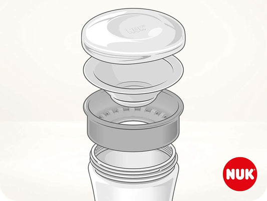 NUK Magic Cup netekoucí hrnek s náustkem 360° 230 ml 8 m+