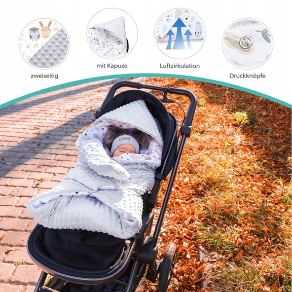 TOTSY BABY înfășător pentru scaun auto și cărucior