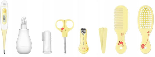 PHILIPS AVENT zestaw do pielęgnacji dziecka + etui, termometr, aspirator, nożyczki, cążki, szczotka i grzebień
