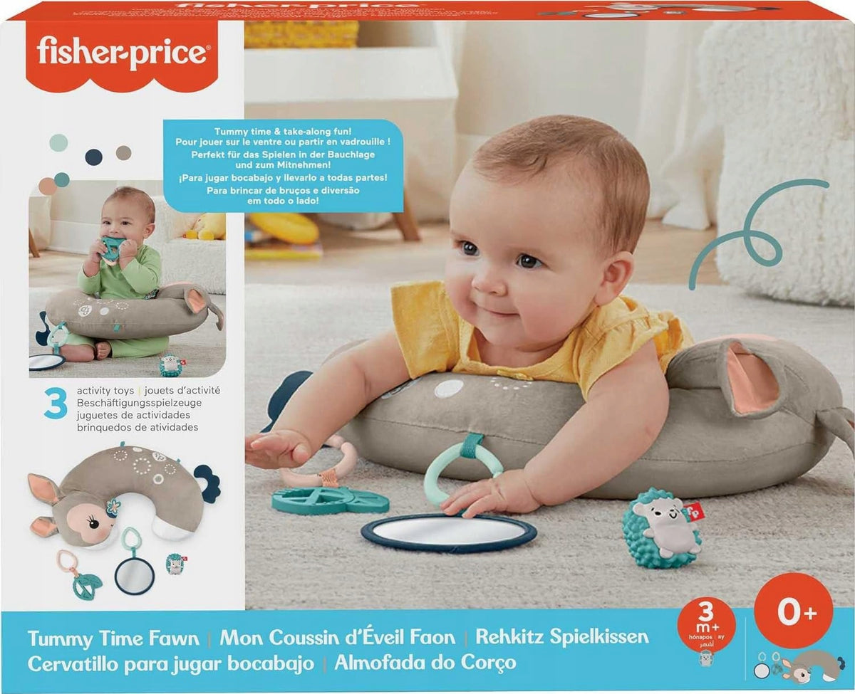 FISHER-PRICE speelkleed kussen voor buikligging Hert